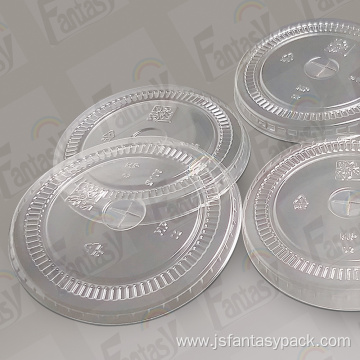 Rainbow 95mm PET Doom Plastic Lid For Cups